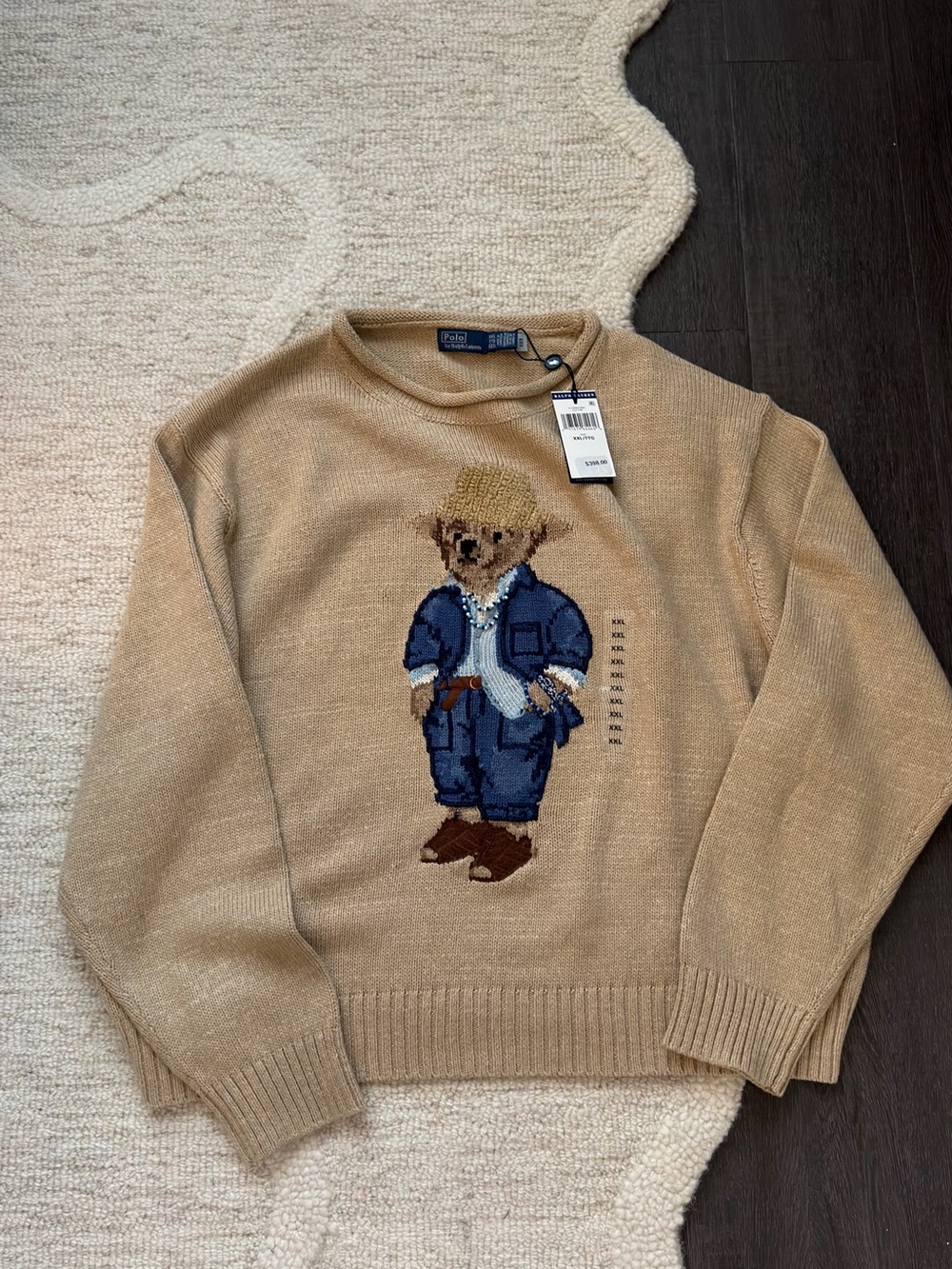 Ralph Lauren Tan Rollneck Sweater